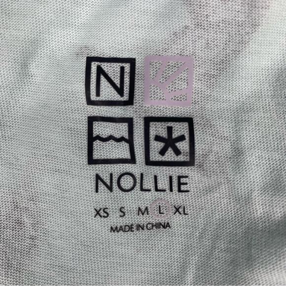 Nolie Pacsun NWT Top Tribal Huskies Print Short Sleeve Mint Green Size L - Picture 8 of 12